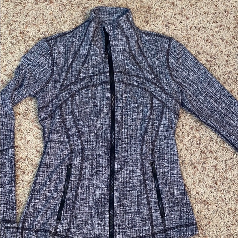 Lululemon black and white define jacket